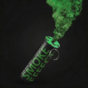 Green Ring Pull Smoke Grenade