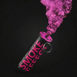 Pink Ring Pull Smoke Grenade