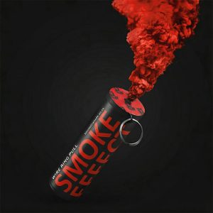 Red Ring Pull Smoke Grenade